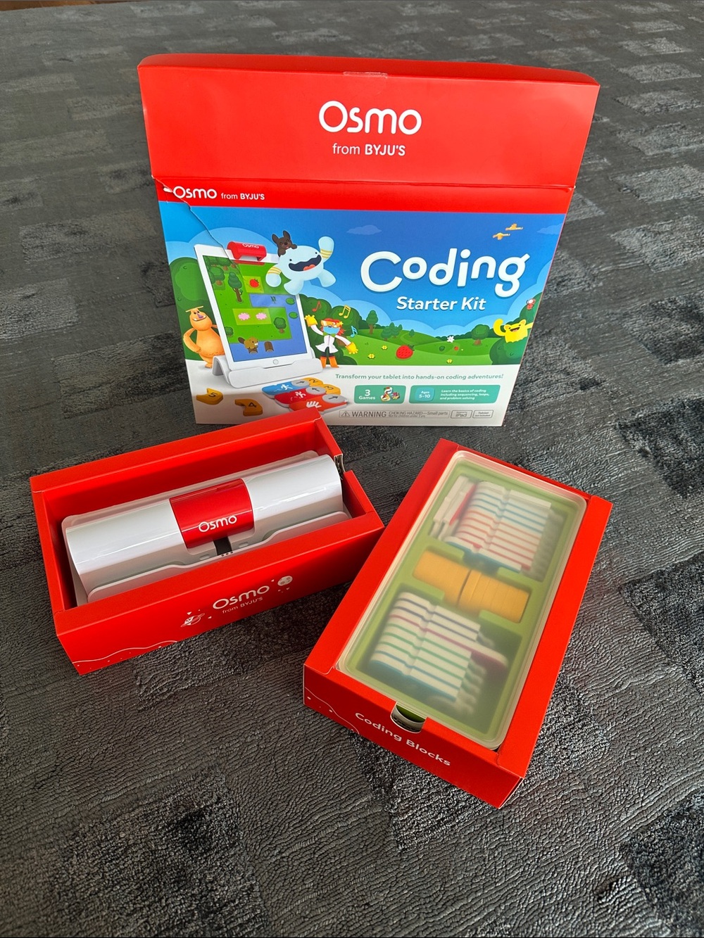 Osmo Coding Starter Kit for Kids - Red and White